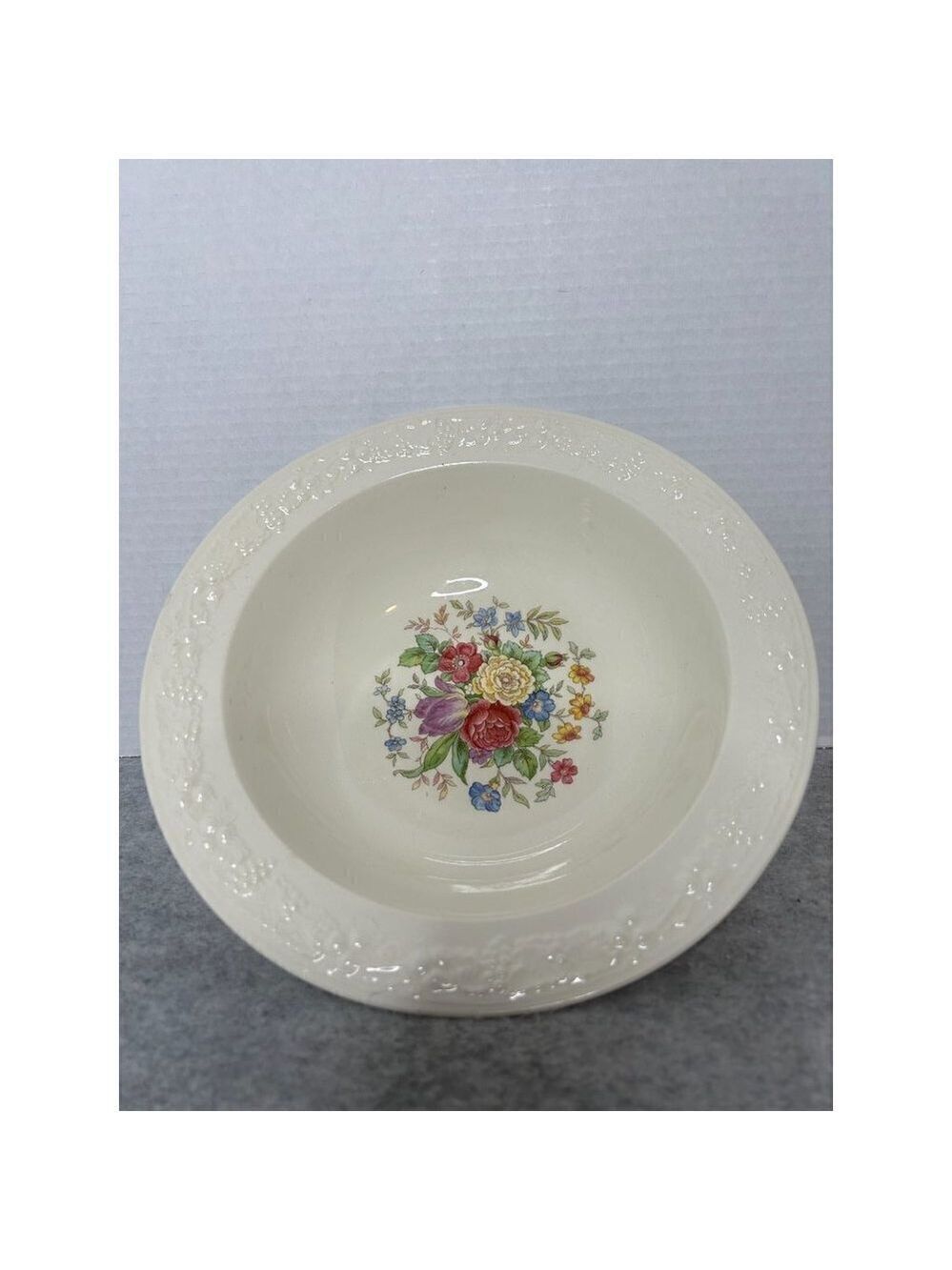 Homer Laughlin Eggshell Theme Serving Bowl G41N5 10x3" No Flaws